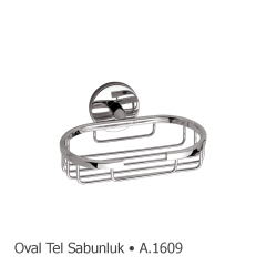 Duxxa A.1609 Proje Rozetli Oval Tel Sabunluk