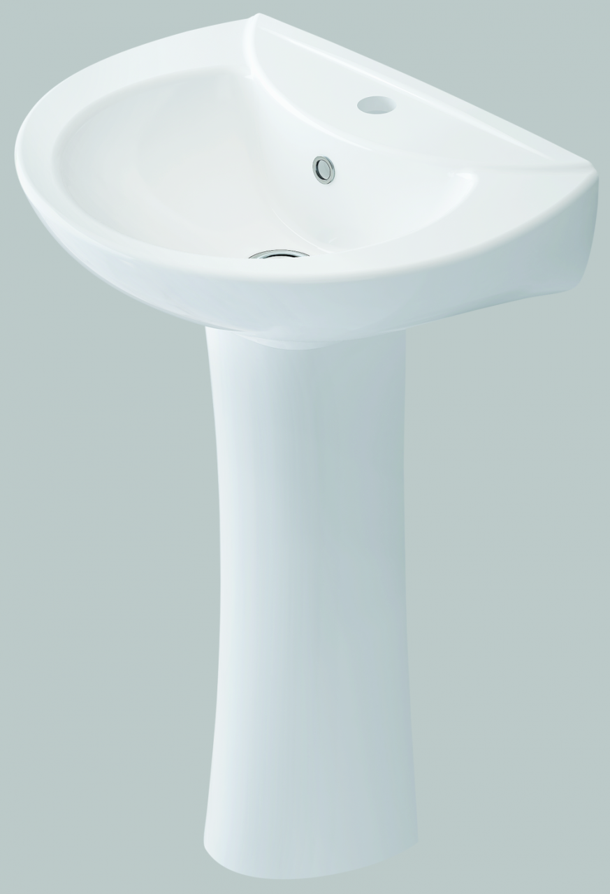 İdevit Gökkuşağı Lavabo (40*50cm)+Kolon Ayak