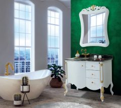 Fym Elen 100 cm Beyaz Banyo Dolabı
