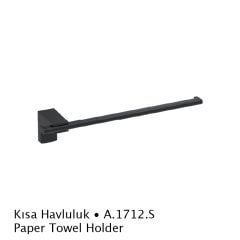 Duxxa A.1712S F1 Mat Siyah Kısa Havluluk
