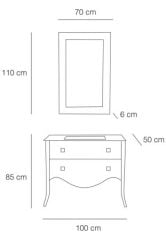 Fym Serena 100 cm Banyo Dolabı