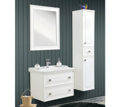 Fym Enzo 80 cm Beyaz Banyo Dolabı
