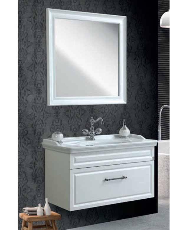 Fym Prada 80 cm Beyaz Banyo Dolabı