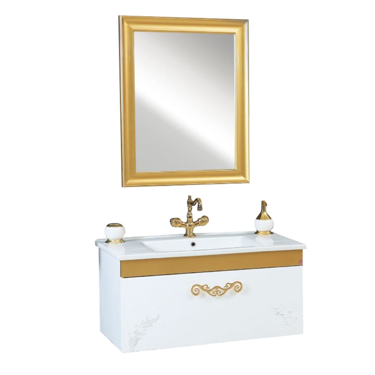 Fym New Likya 100 cm  Banyo Dolabı