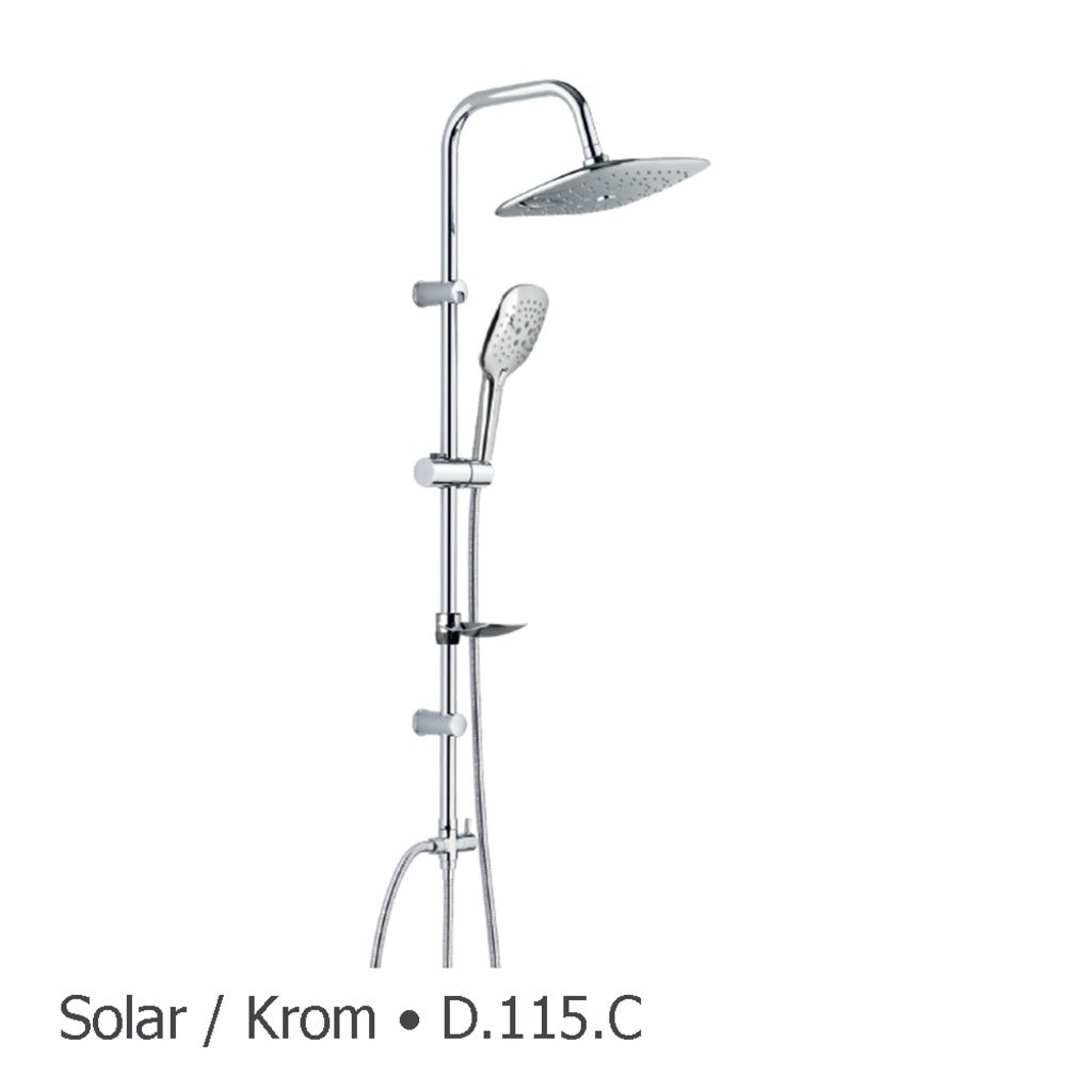 Duxxa D.115.4 Solar 400 Tepe Duş Seti