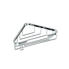 Duxxa A.541 Krom 1'li 18*18 cm Krom Köşe Şampuanlık