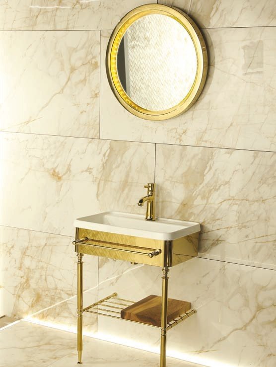 Fym Perfect Gold (40*58*84) Lavabo+Ayna