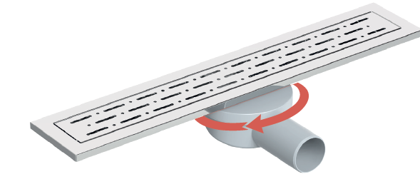 Maxiflow Style Vega Lux Ø50*40 cm Yandan Çıkışlı Duş Kanalı 15935