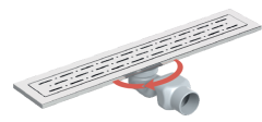 Maxiflow Style Vega Lux Sifonik Ø50*40 cm Yandan Çıkışlı Duş Kanalı 15971