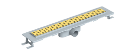 Maxiflow Standart Line Gold Ø50*40 cm Yandan Çıkışlı Duş Kanalı