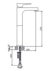 Newarc Aqua Çanak Lavabo Bataryası-Altın