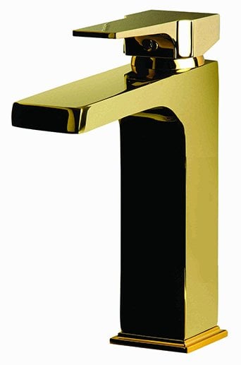 Newarc Aqua Çanak Lavabo Bataryası-Altın