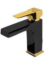 Newarc Aqua Lavabo Bataryası Siyah / Altın