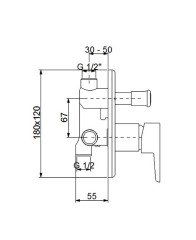 Newarc Loft Ankastre Banyo Bataryası