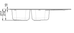 Kromevye Granit Glame SS5016 50*116 cm Sahra Eviye