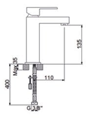 Newarc Cubic Lavabo Bataryası