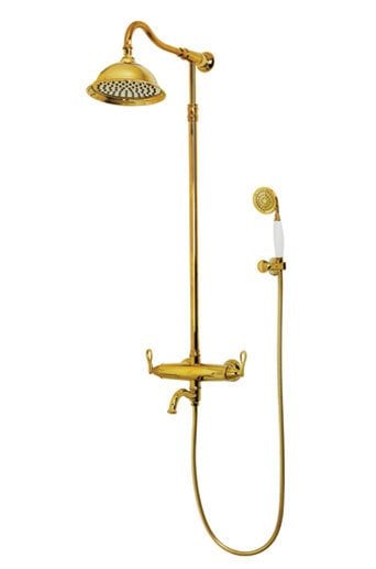 Newarc Golden Bataryalı Duş Ünitesi-Altın