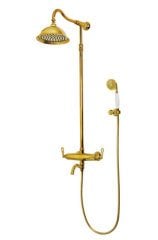 Newarc Golden Bataryalı Duş Ünitesi-Altın