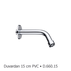 Duxxa D660.15 15 cm Ankastra Duş Başlığı Duvardan Borusu