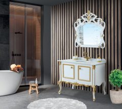 Fym Hitit 4753  104 cm Banyo Dolabı
