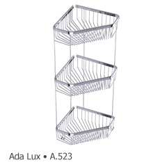 Duxxa A.523 Ada 20x20 Krom Şampuanlık